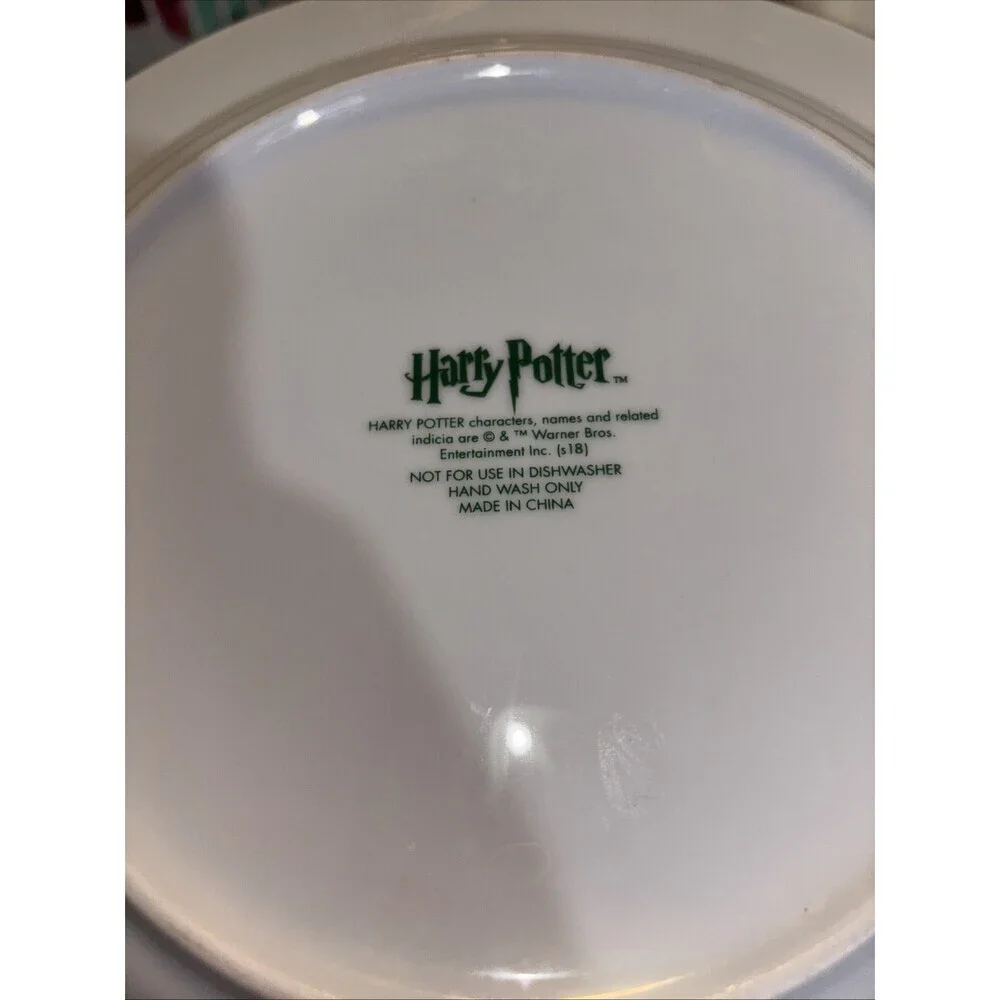 Discontinued Harry Potter Warner Brothers SLYTHERIN Bowl Plate Mug Set